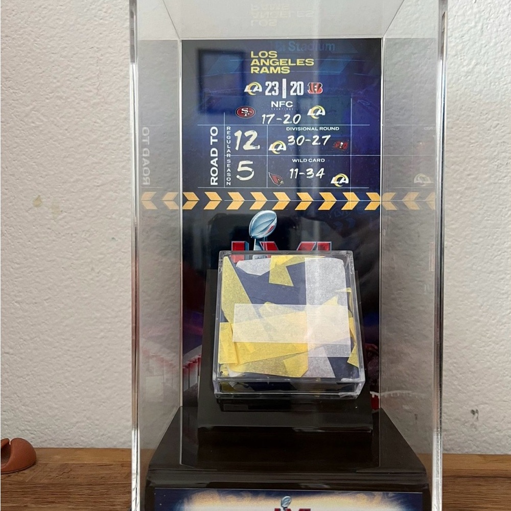 Los Angeles Rams Super Bowl LVI memorabilia